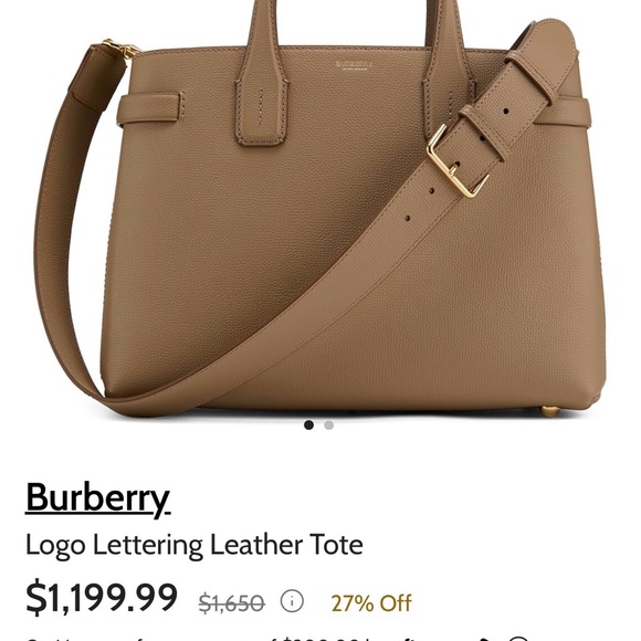 Burberry Leather Tote - Picture 15 of 15